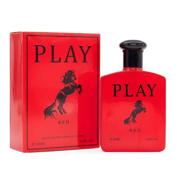 Long Lasting Play Red For Men (Inspired By Polo Red) 3.4 Oz/ 100 ML, Natural Spr - Picture 1 of 1